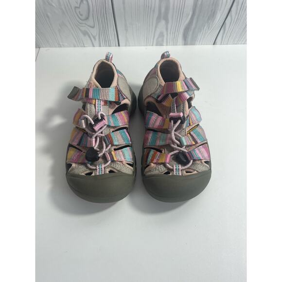 KEEN Other - Keen Newport Toddler Size 13 Athletic Pink Purple Stripe Hiking Walking  Sandals